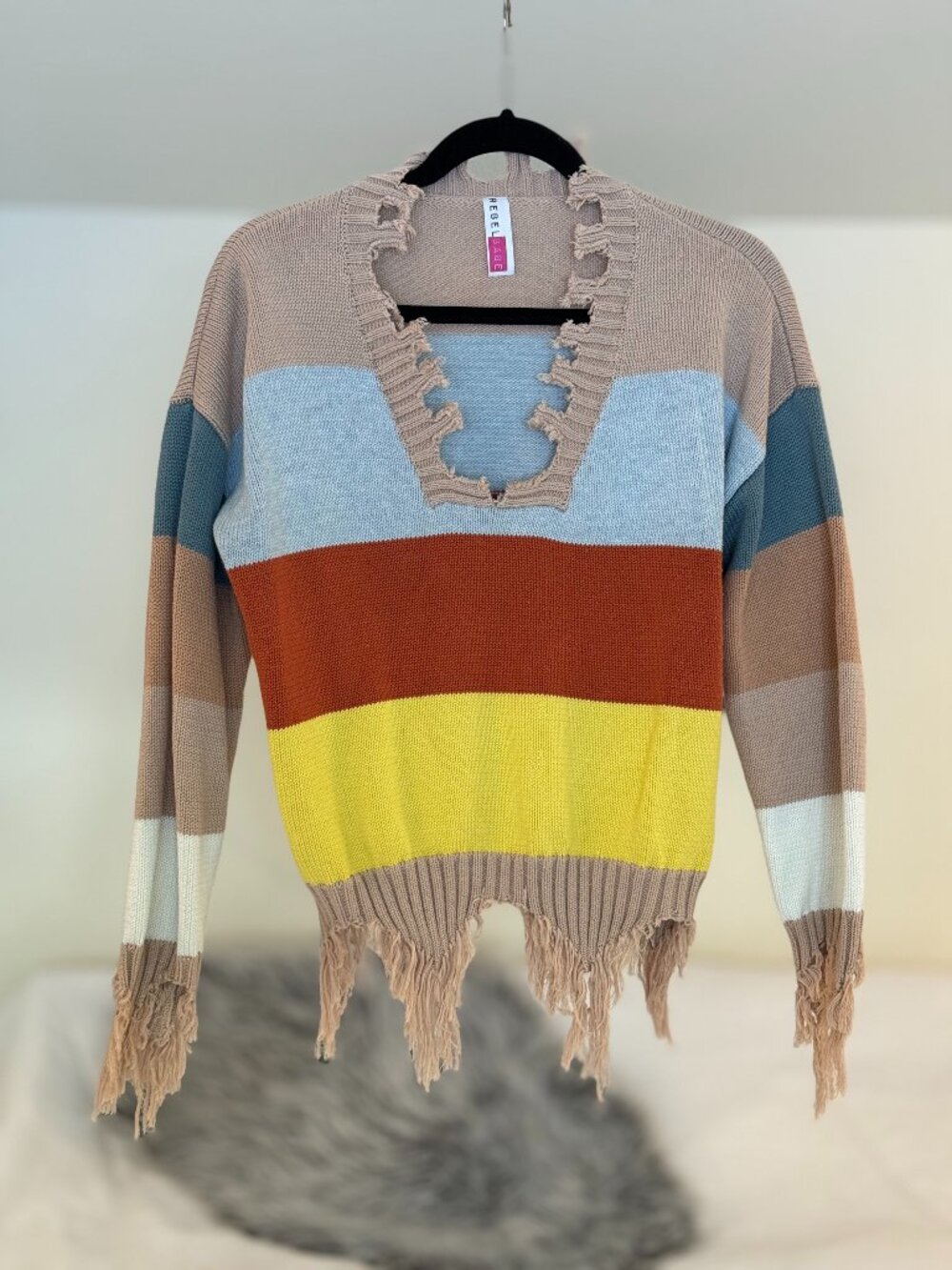 Rebellia Distressed Sweater